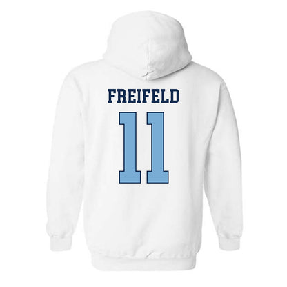 UNC - NCAA Women's Soccer : Eres Freifeld - Classic Shersey Hooded Sweatshirt-1