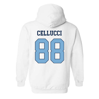 UNC - NCAA Men's Lacrosse : Chase Cellucci - Classic Shersey Hooded Sweatshirt-1