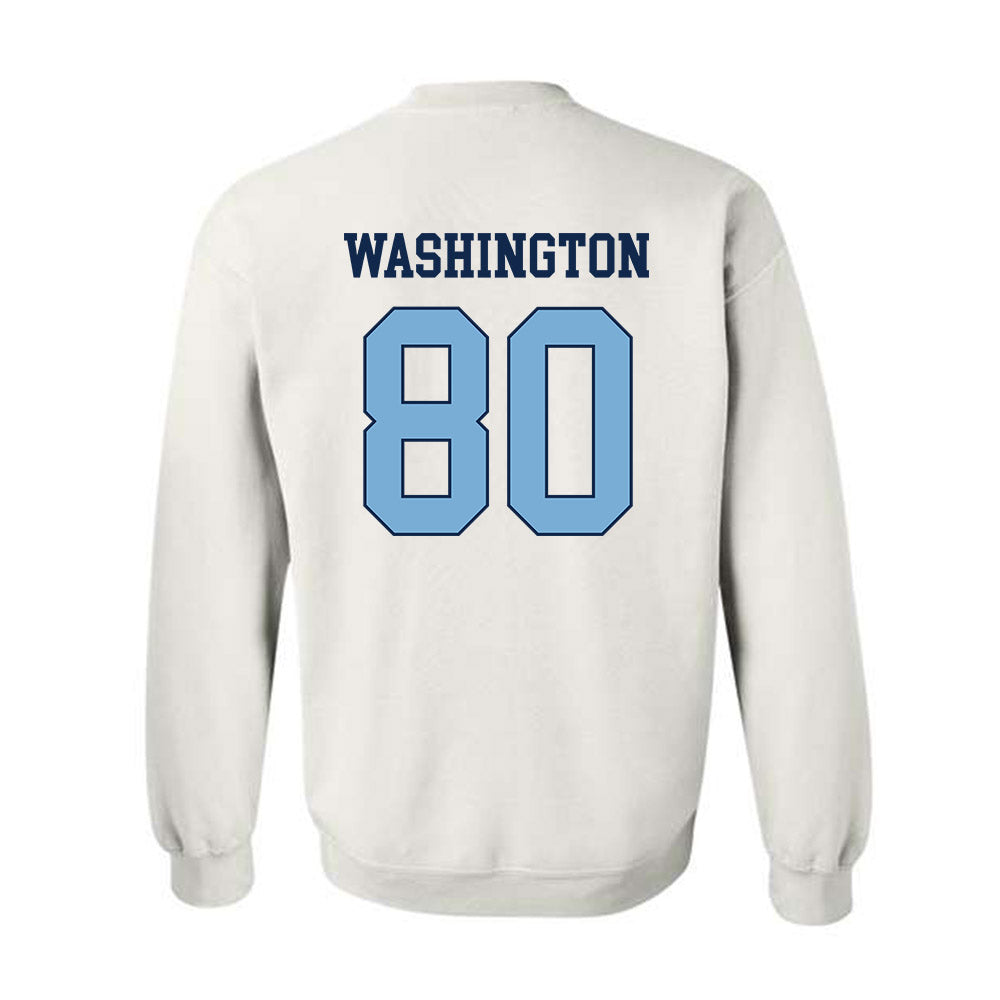 UNC - NCAA Football : Jordan Washington - Classic Shersey Crewneck Sweatshirt-1