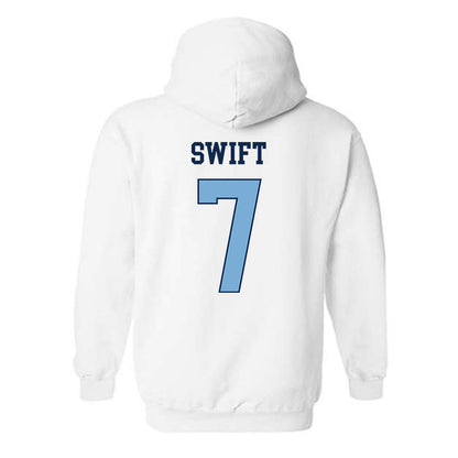 UNC - NCAA Women's Volleyball : Sadie Swift - Classic Shersey Hooded Sweatshirt-1