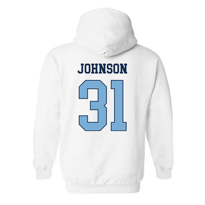 UNC - NCAA Baseball : Olin Johnson - Classic Shersey Hooded Sweatshirt-1