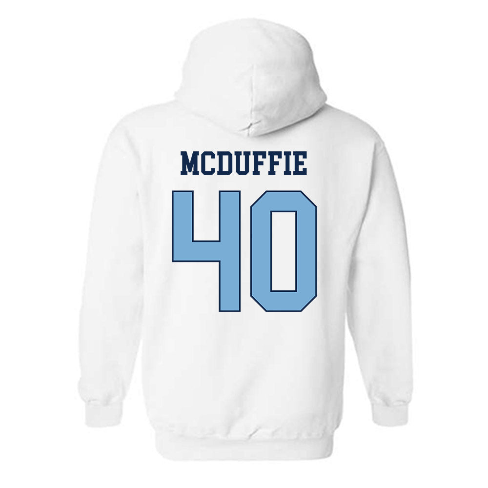 UNC - NCAA Baseball : Walker McDuffie - Classic Shersey Hooded Sweatshirt-1