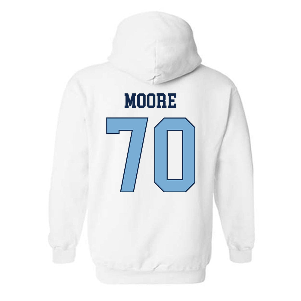 UNC - NCAA Men's Lacrosse : John Moore - Classic Shersey Hooded Sweatshirt-1