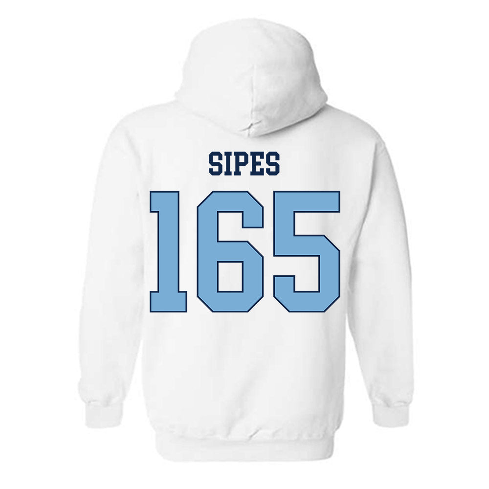 UNC - NCAA Wrestling : Lucas Sipes - Classic Shersey Hooded Sweatshirt-1