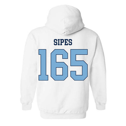 UNC - NCAA Wrestling : Lucas Sipes - Classic Shersey Hooded Sweatshirt-1