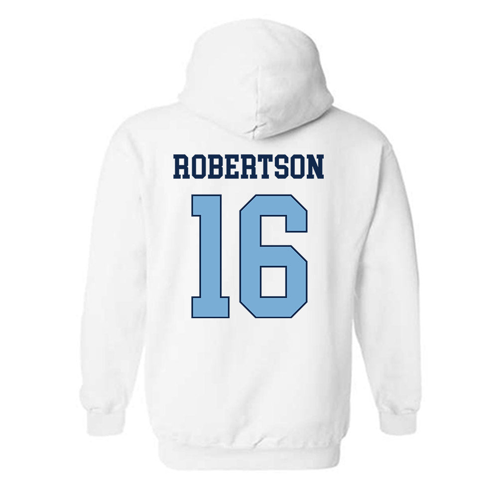 UNC - NCAA Football : Zamaurious Robertson - Classic Shersey Hooded Sweatshirt-1