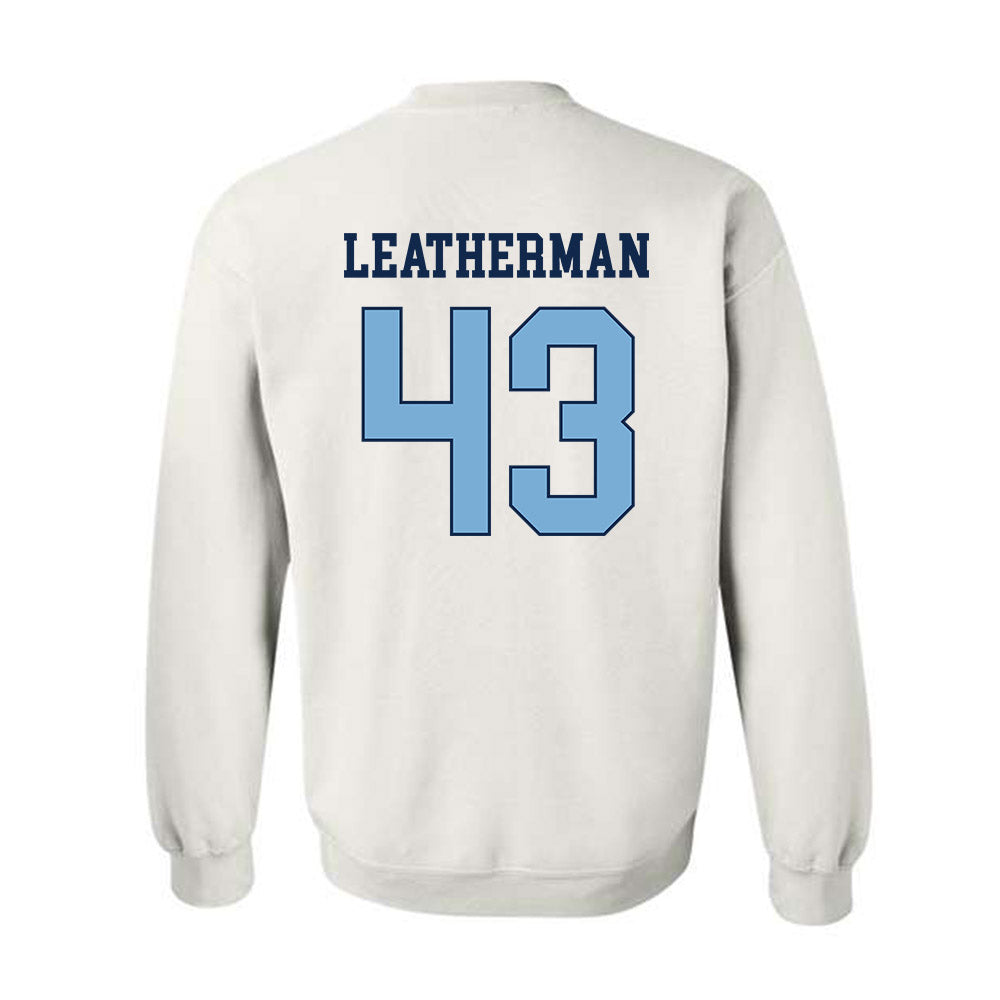 UNC - NCAA Baseball : Riley Leatherman - Classic Shersey Crewneck Sweatshirt-1