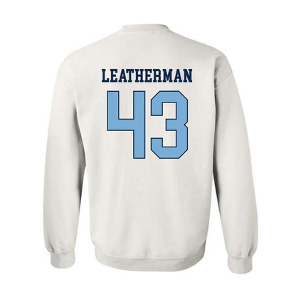 UNC - NCAA Baseball : Riley Leatherman - Classic Shersey Crewneck Sweatshirt-1