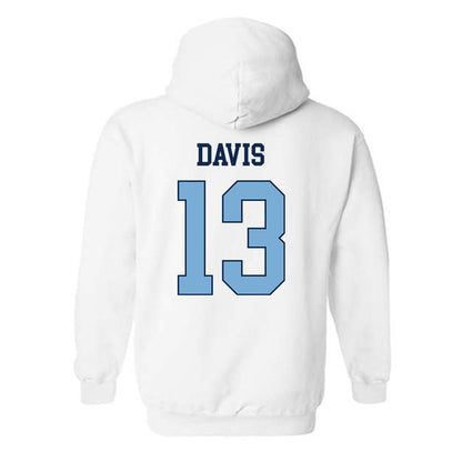 UNC - NCAA Softball : Kina Davis - Classic Shersey Hooded Sweatshirt-1