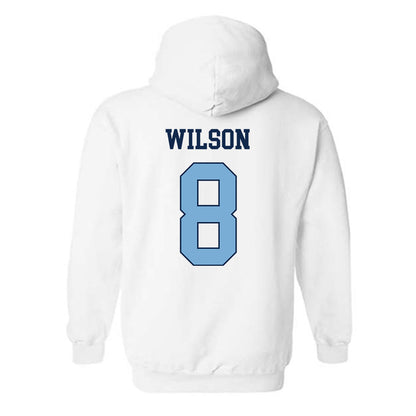 UNC - NCAA Men's Basketball : Caleb Wilson - Classic Shersey Hooded Sweatshirt-1
