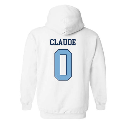 UNC - NCAA Men's Basketball : Tyzhaun Claude - Classic Shersey Hooded Sweatshirt-1