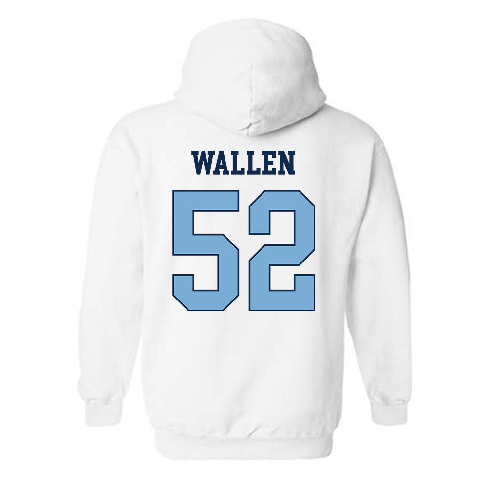 UNC - NCAA Baseball : Andrew Wallen - Classic Shersey Hooded Sweatshirt-1