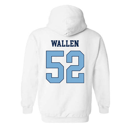 UNC - NCAA Baseball : Andrew Wallen - Classic Shersey Hooded Sweatshirt-1