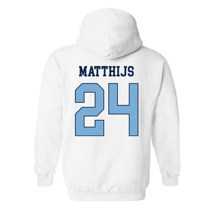 UNC - NCAA Baseball : Matthew Matthijs - Classic Shersey Hooded Sweatshirt-1