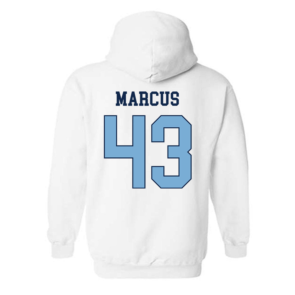 UNC - NCAA Men's Lacrosse : Josh Marcus - Classic Shersey Hooded Sweatshirt-1