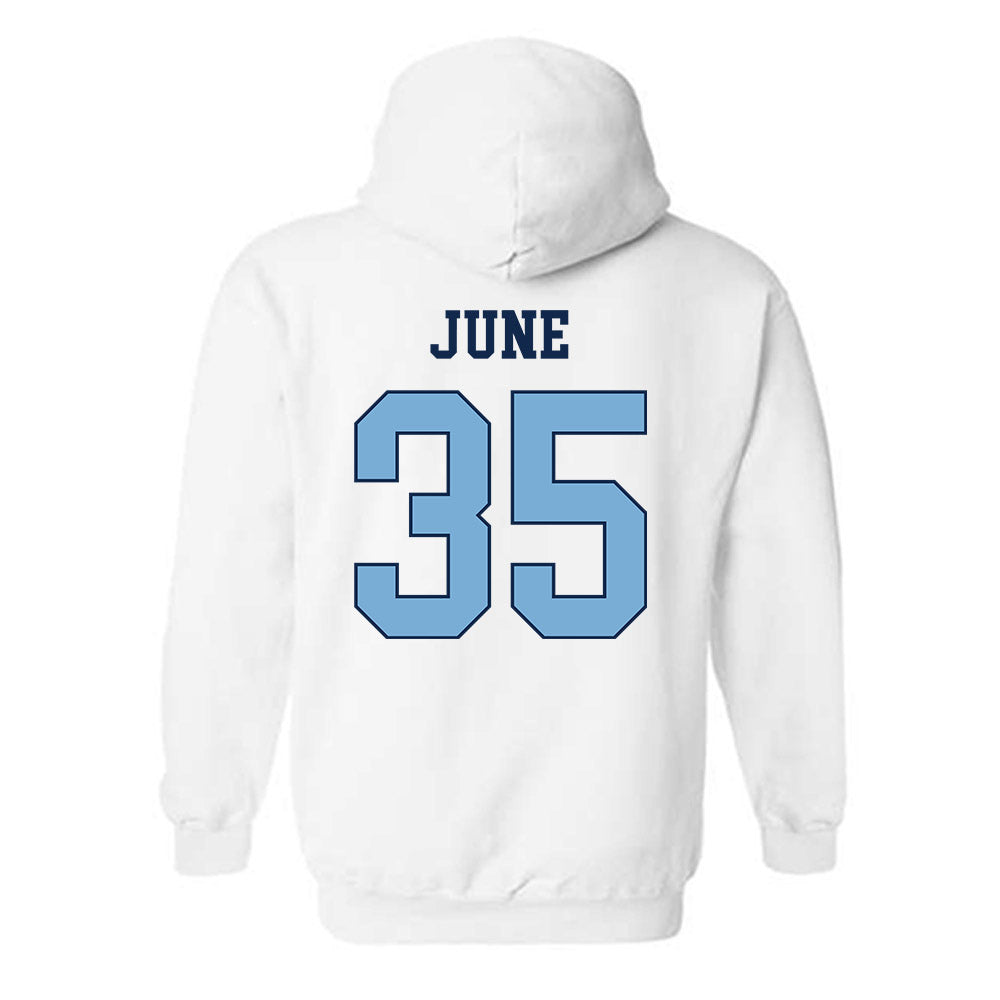 UNC - NCAA Football : Demon June - Classic Shersey Hooded Sweatshirt-1