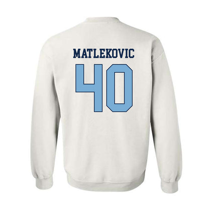 UNC - NCAA Men's Basketball : Ivan Matlekovic - Classic Shersey Crewneck Sweatshirt-1