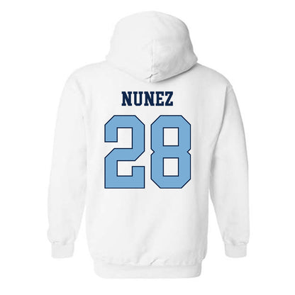 UNC - NCAA Baseball : Jadyn Nunez - Classic Shersey Hooded Sweatshirt-1