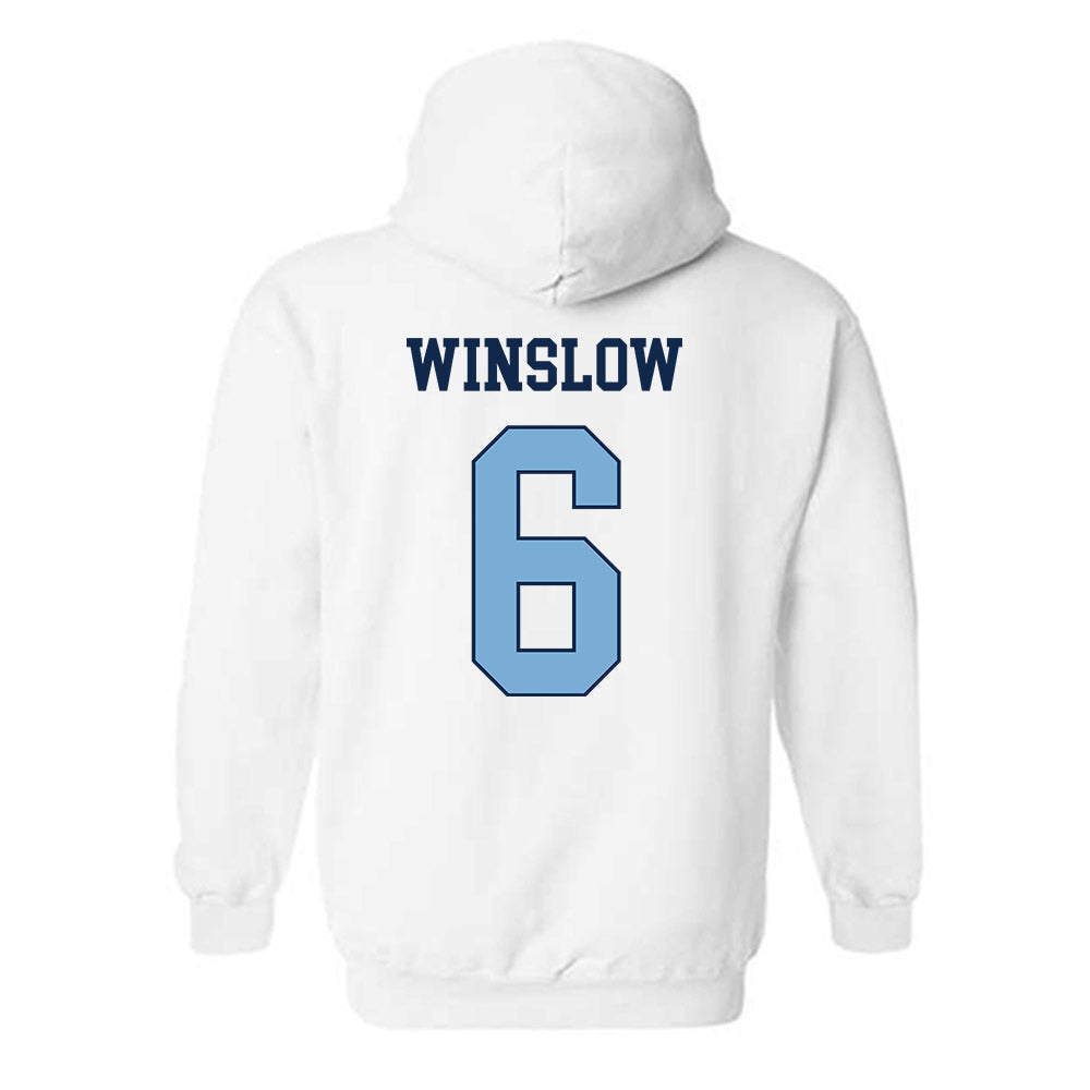 UNC - NCAA Baseball : Macon Winslow - Classic Shersey Hooded Sweatshirt-1