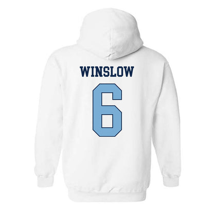 UNC - NCAA Baseball : Macon Winslow - Classic Shersey Hooded Sweatshirt-1