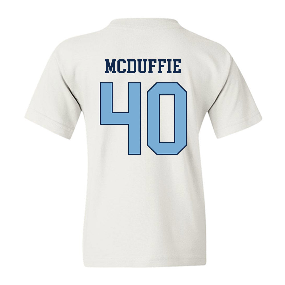 UNC - NCAA Baseball : Walker McDuffie - Classic Shersey Youth T-Shirt-1