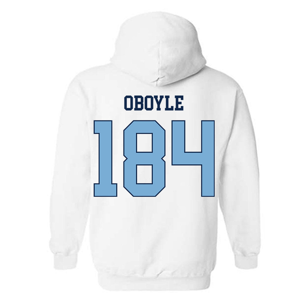 UNC - NCAA Wrestling : Nolan OBoyle - Classic Shersey Hooded Sweatshirt-1