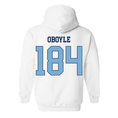 UNC - NCAA Wrestling : Nolan OBoyle - Classic Shersey Hooded Sweatshirt-1
