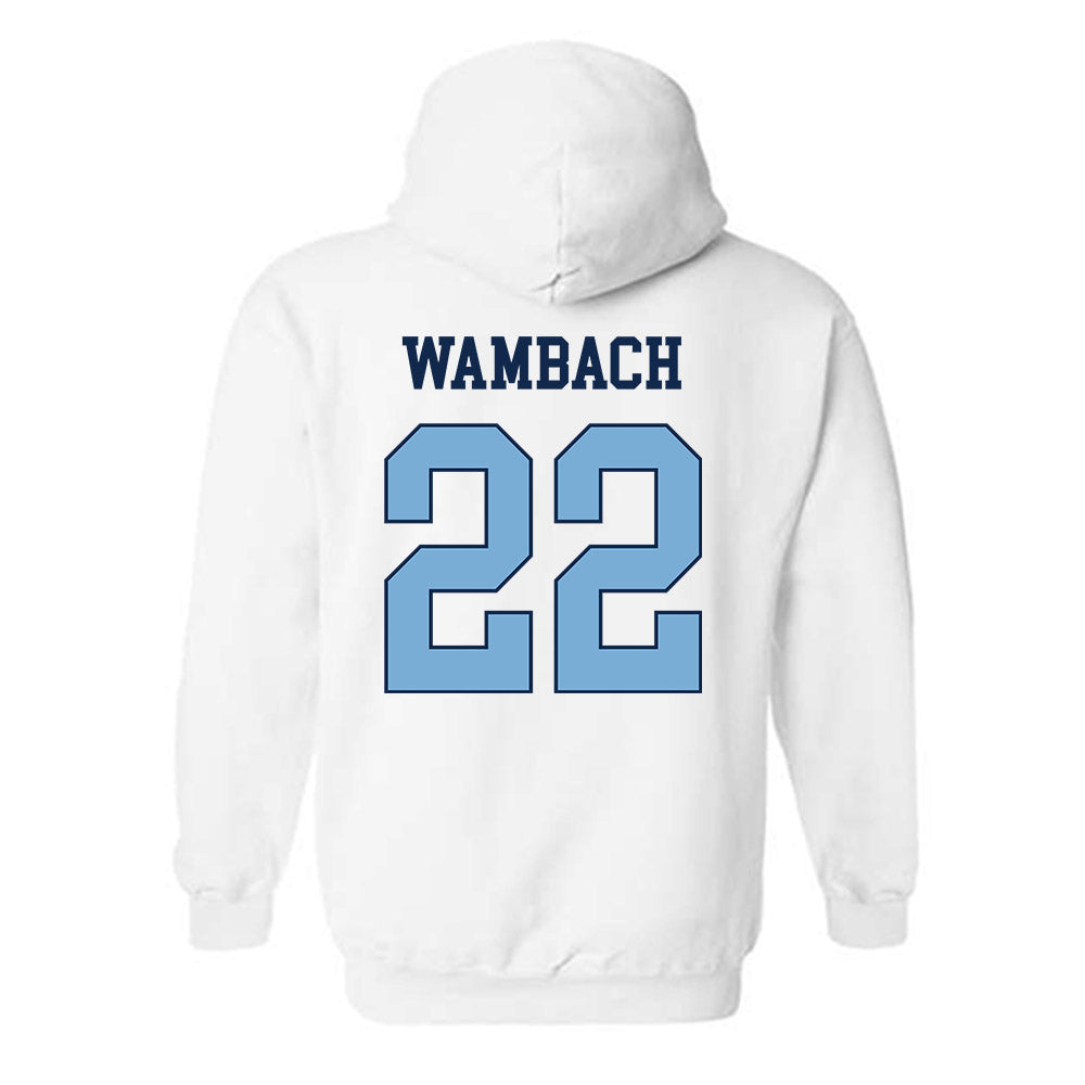 UNC - NCAA Men's Lacrosse : Brady Wambach - Classic Shersey Hooded Sweatshirt-1