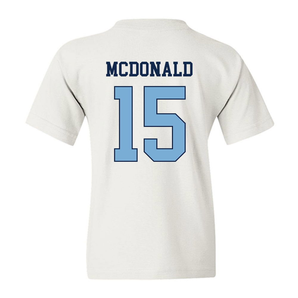 UNC - NCAA Football : Derek McDonald - Classic Shersey Youth T-Shirt-1