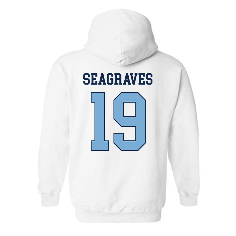 UNC - NCAA Baseball : Camron Seagraves - Classic Shersey Hooded Sweatshirt-1