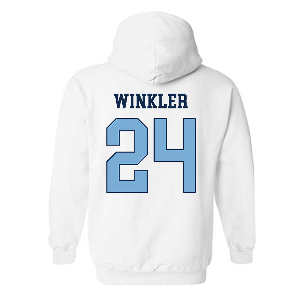 UNC - NCAA Women's Lacrosse : Grace Winkler - Classic Shersey Hooded Sweatshirt-1