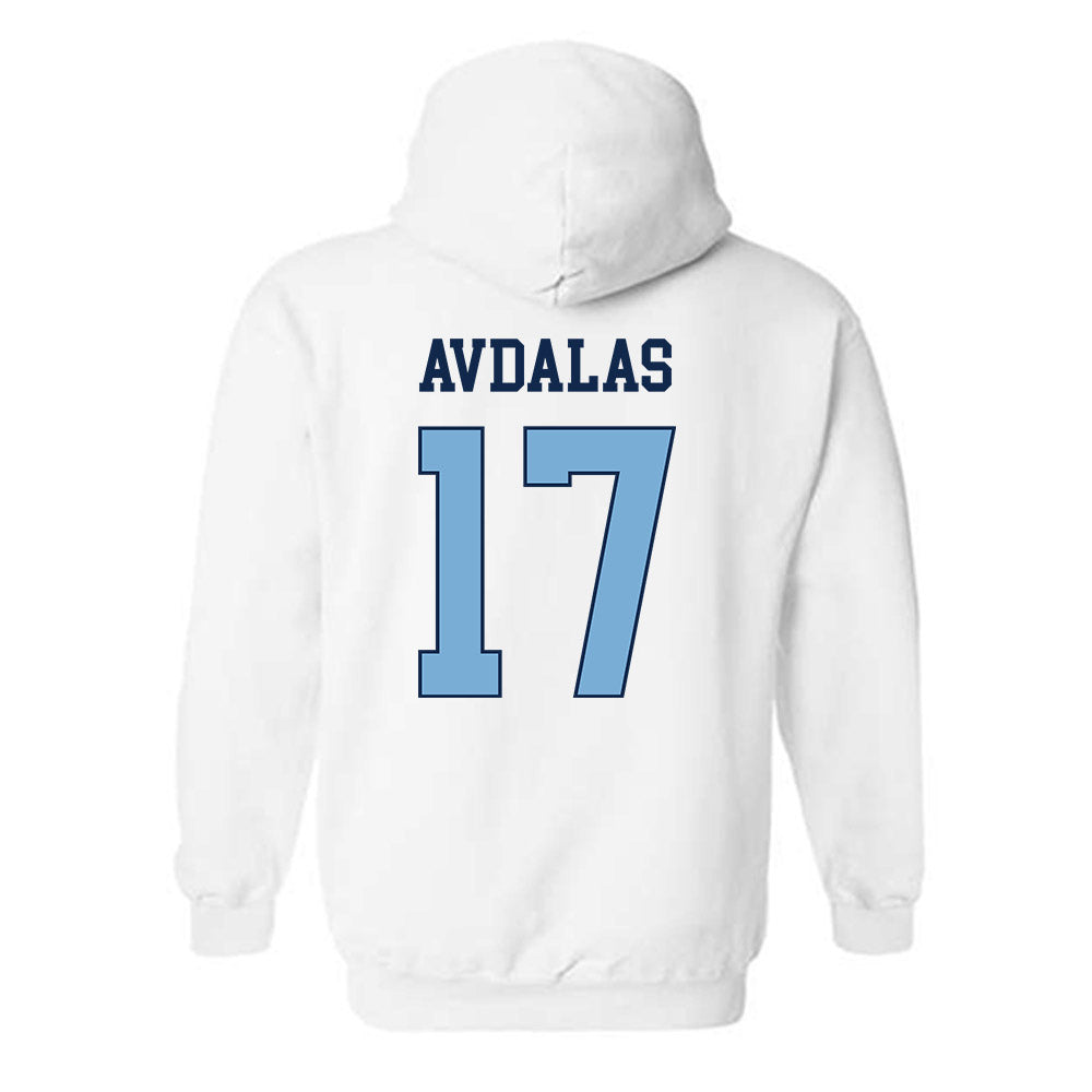 UNC - NCAA Men's Basketball : Neoklis Avdalas - Classic Shersey Hooded Sweatshirt-1