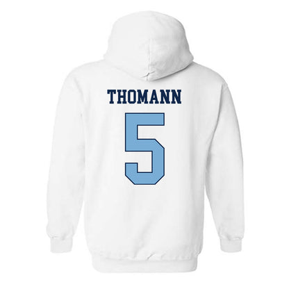 UNC - NCAA Men's Lacrosse : Peter Thomann - Classic Shersey Hooded Sweatshirt