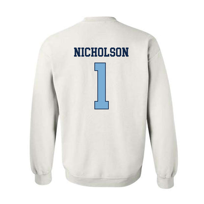 UNC - NCAA Baseball : Cooper Nicholson - Classic Shersey Crewneck Sweatshirt-1