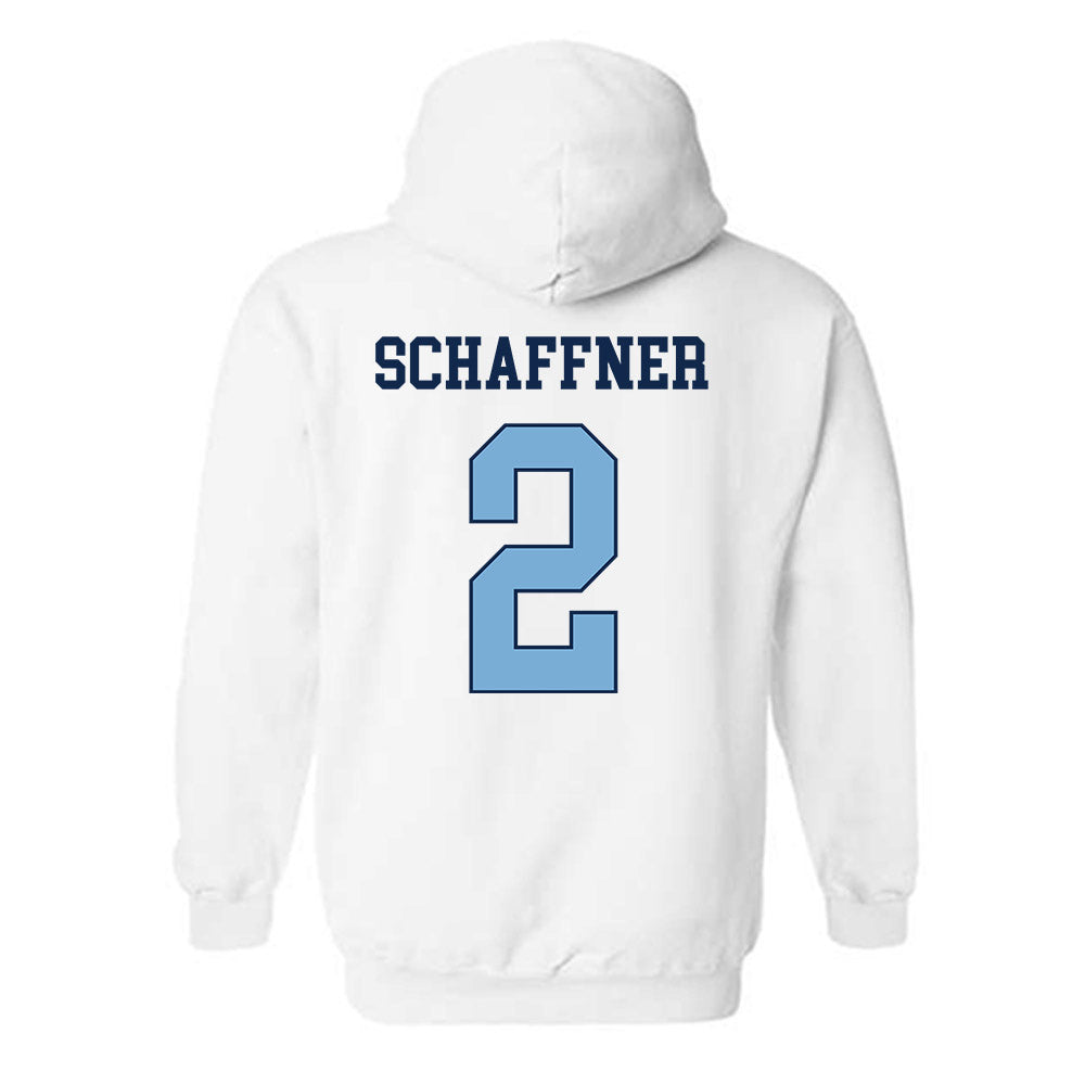 UNC - NCAA Baseball : Jake Schaffner - Classic Shersey Hooded Sweatshirt-1