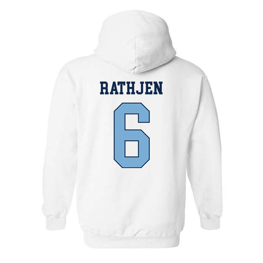 UNC - NCAA Women's Lacrosse : Charlotte Rathjen - Classic Shersey Hooded Sweatshirt-1
