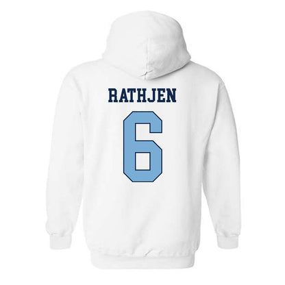 UNC - NCAA Women's Lacrosse : Charlotte Rathjen - Classic Shersey Hooded Sweatshirt-1