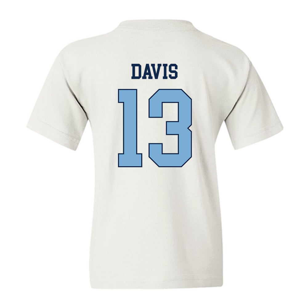 UNC - NCAA Softball : Kina Davis - Classic Shersey Youth T-Shirt-1