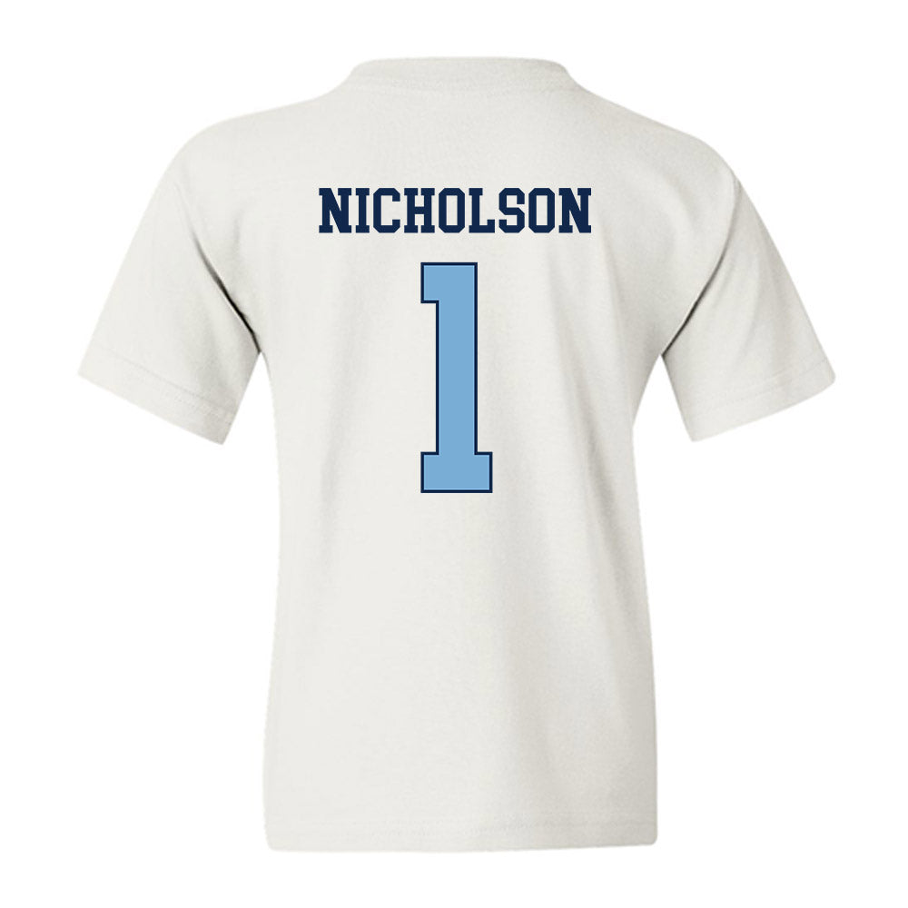 UNC - NCAA Baseball : Cooper Nicholson - Classic Shersey Youth T-Shirt-1