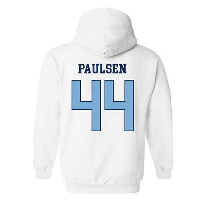 UNC - NCAA Baseball : Erik Paulsen - Classic Shersey Hooded Sweatshirt-1