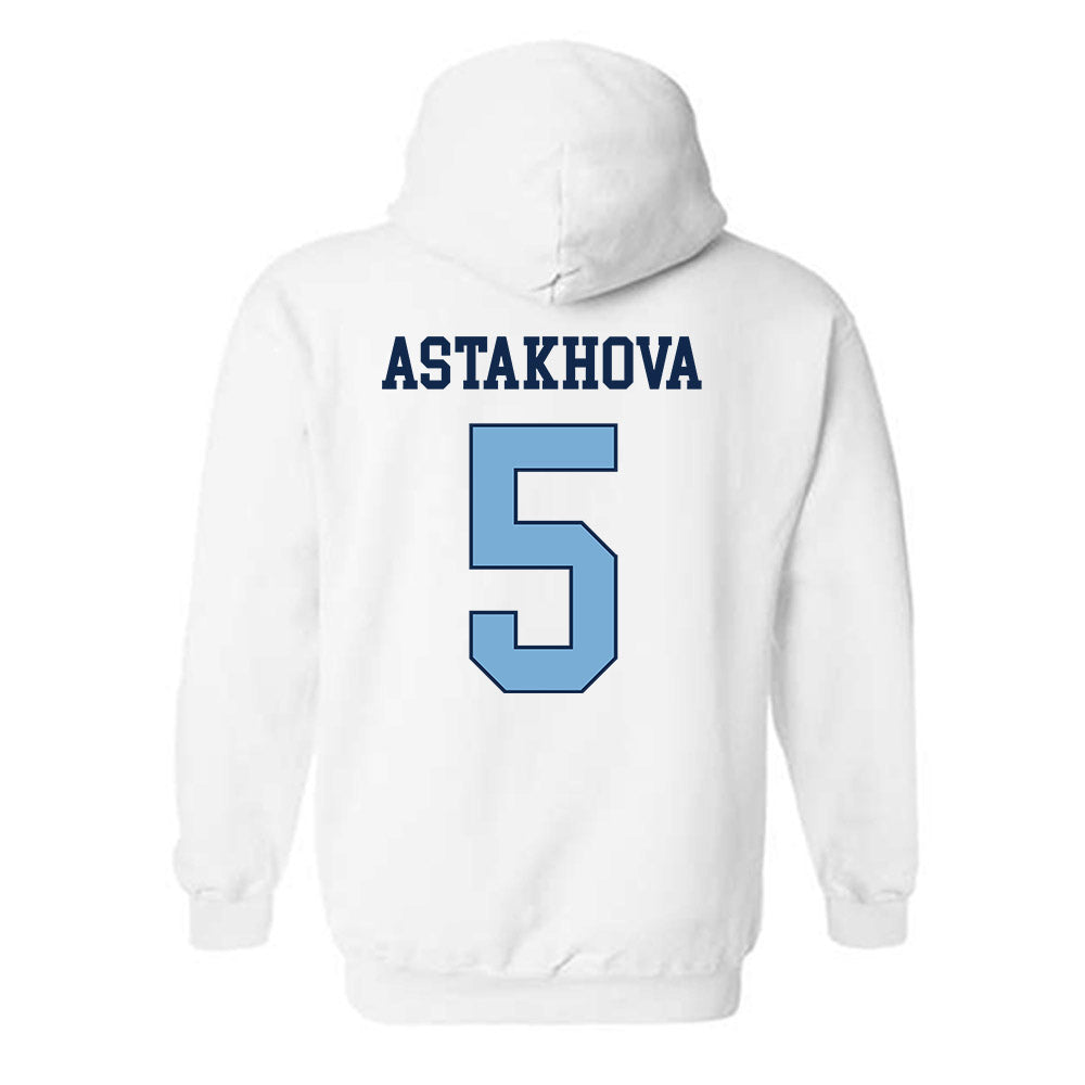 UNC - NCAA Women's Basketball : Liza Astakhova - Classic Shersey Hooded Sweatshirt-1