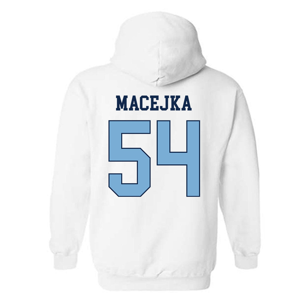 UNC - NCAA Men's Lacrosse : Luke Macejka - Classic Shersey Hooded Sweatshirt-1