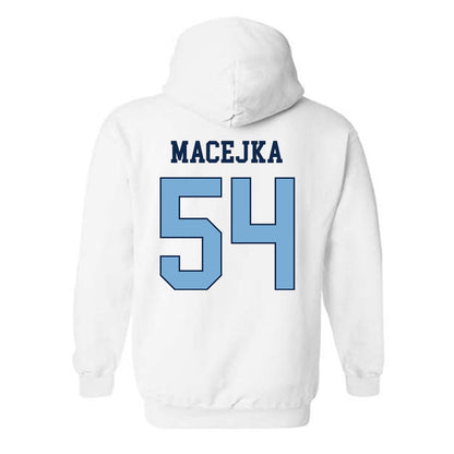 UNC - NCAA Men's Lacrosse : Luke Macejka - Classic Shersey Hooded Sweatshirt-1