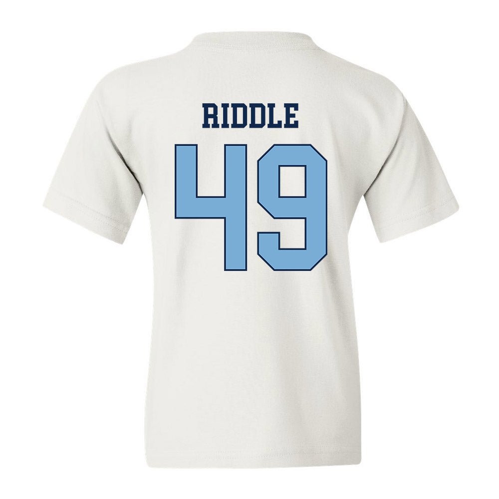 UNC - NCAA Men's Lacrosse : Alec Riddle - Classic Shersey Youth T-Shirt