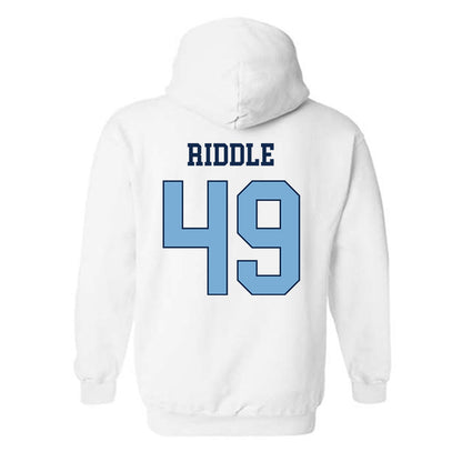 UNC - NCAA Men's Lacrosse : Alec Riddle - Classic Shersey Hooded Sweatshirt