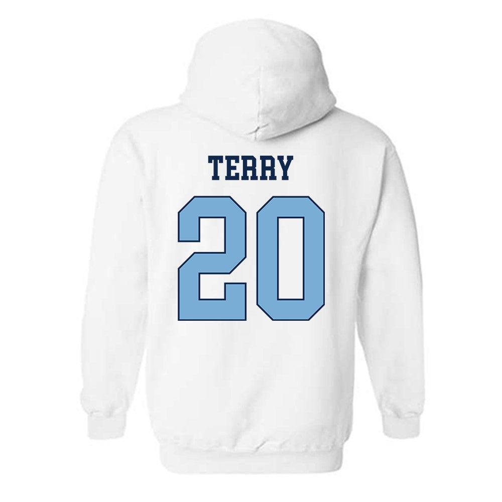 UNC - NCAA Baseball : AJ Terry - Classic Shersey Hooded Sweatshirt-1