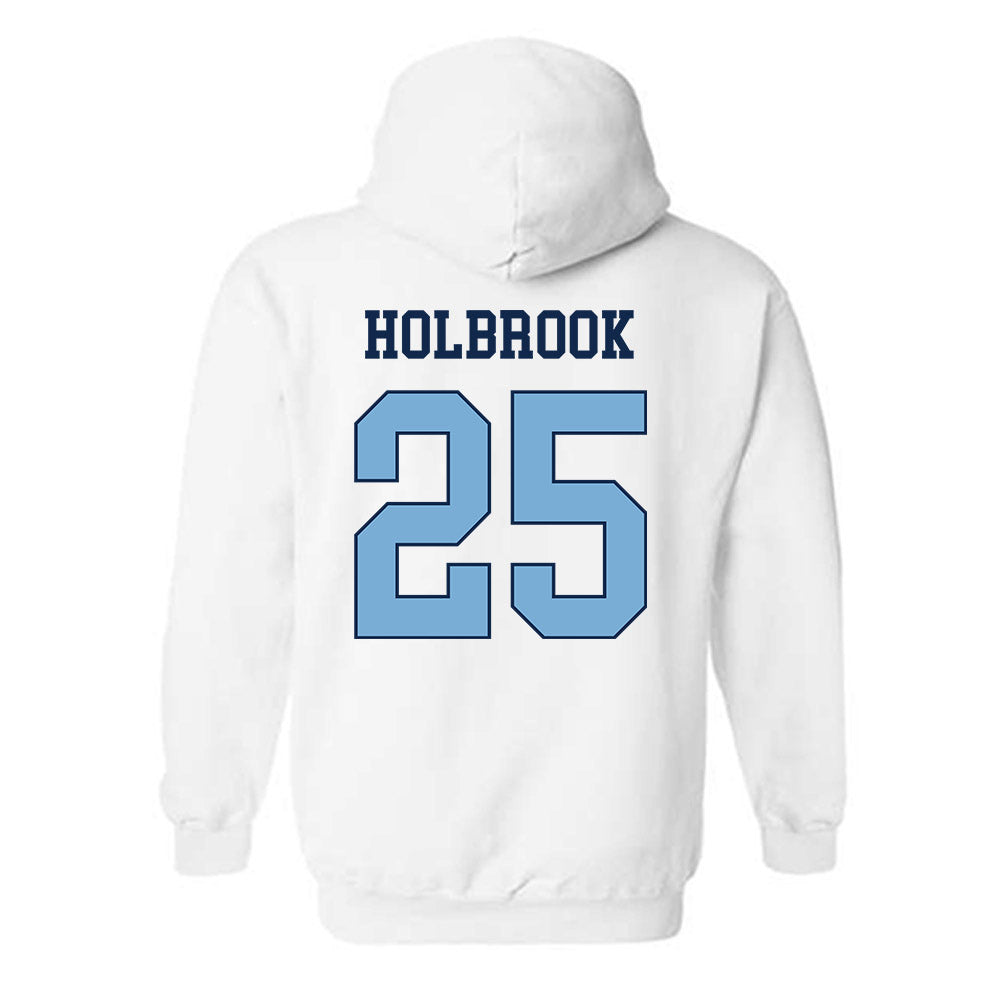 UNC - NCAA Men's Basketball : John Holbrook - Classic Shersey Hooded Sweatshirt-1