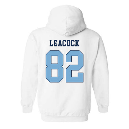 UNC - NCAA Football : Nathan Leacock - Classic Shersey Hooded Sweatshirt-1