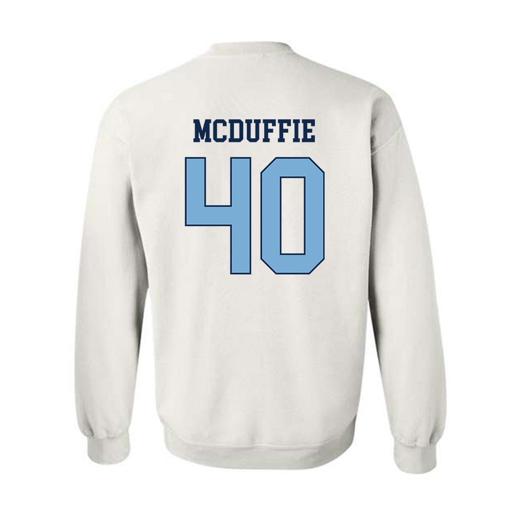 UNC - NCAA Baseball : Walker McDuffie - Classic Shersey Crewneck Sweatshirt-1