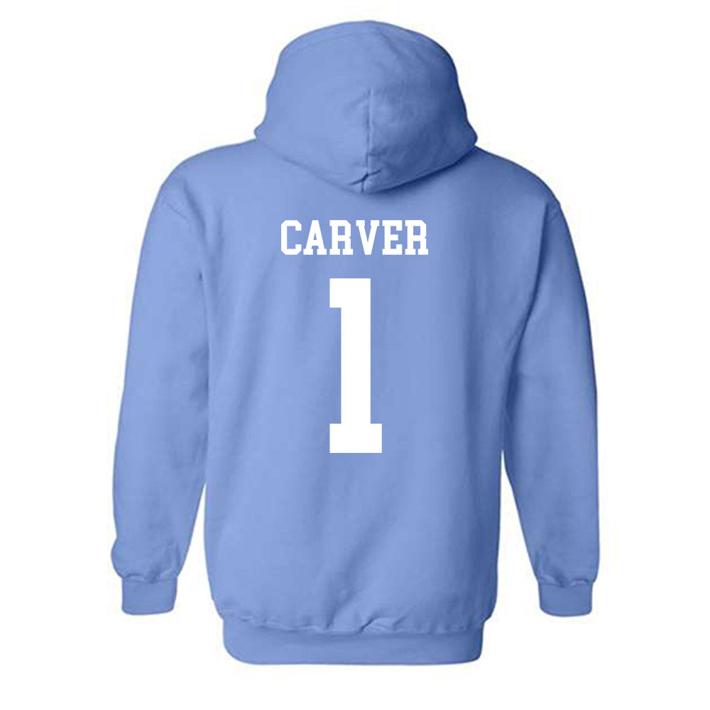 UNC - NCAA Women's Lacrosse : Haley Carver - Classic Shersey Hooded Sweatshirt-1